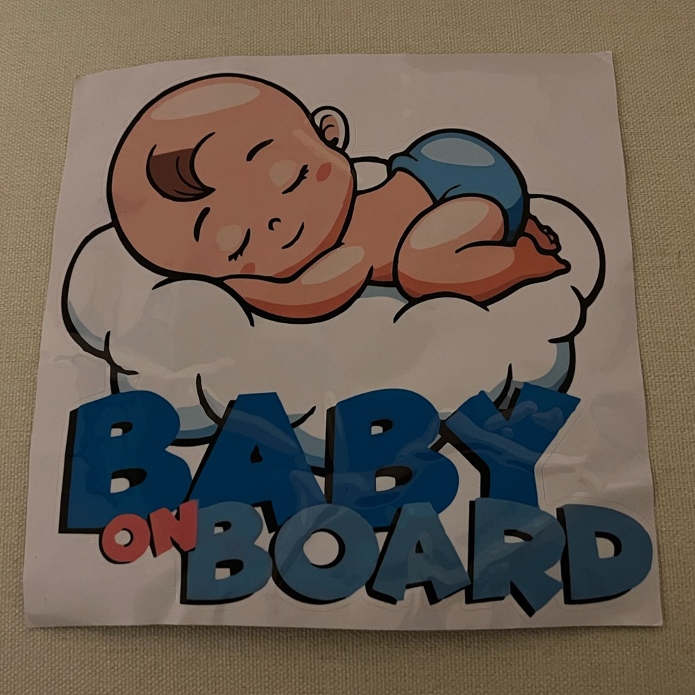 Baby On Board Sign